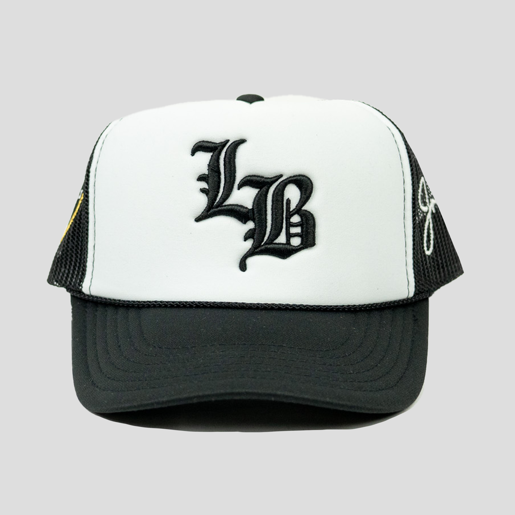 Jrip x LB Trucker Hat (WHITE/BLACK)